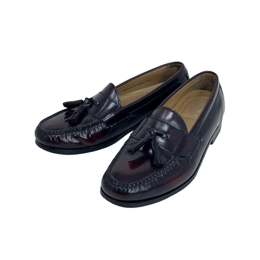 Cole Haan Pinch Tassel Loafers Burgundy Oxblood
